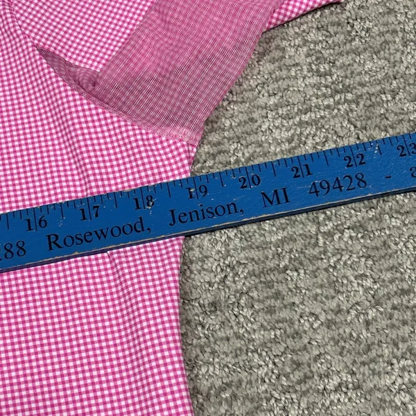 IBKUL Shirt Womens Medium Pink White Golf Pickleball UPF50+ Beach Top 1/4 Zip - Image 6