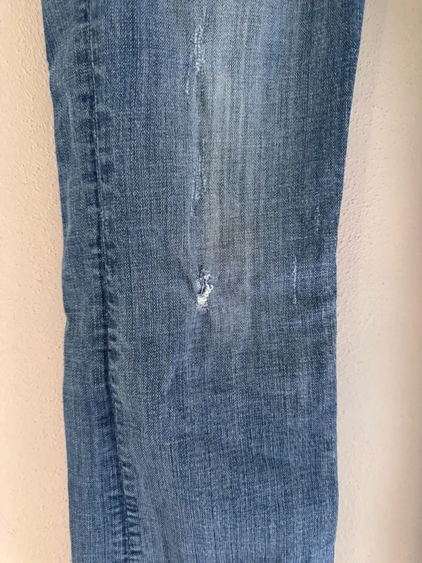 Rock & Roll Denim Medium Wash Mid Rise Bootcut Jeans Size 28x32 (see measures) - Image 12