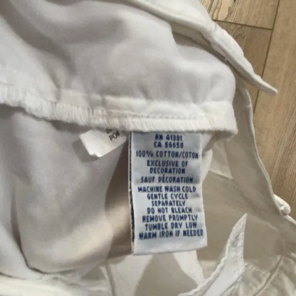 Polo Ralph Lauren Shorts Womens 14 White Chino Twill Cotton Nautical Logo Summer - Image 9