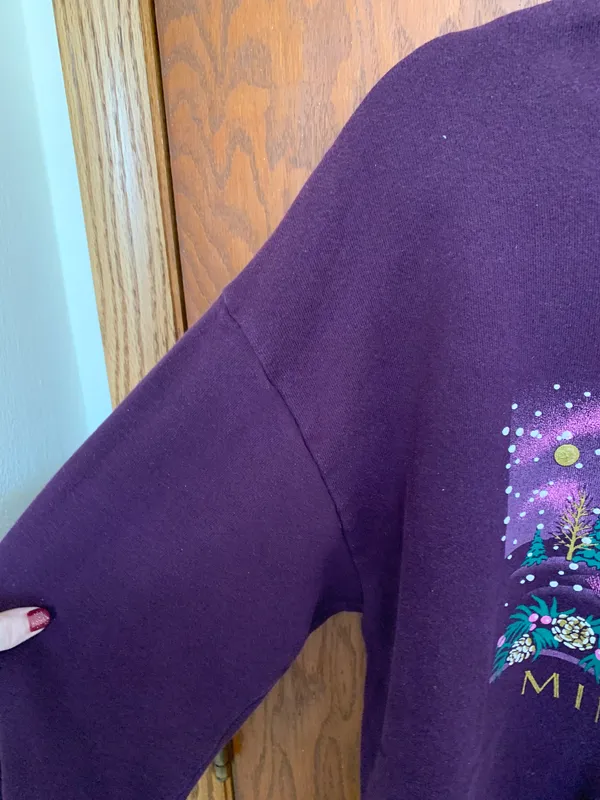 Vintage Minnesota Crewneck Purple Size XL - Image 2