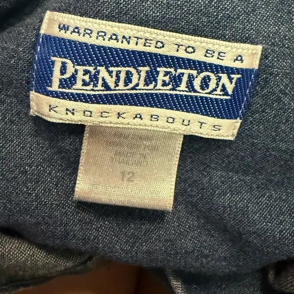 Vintage Pendleton Knockabouts Women's Southwestern Denim Button Down Shirt - Image 3