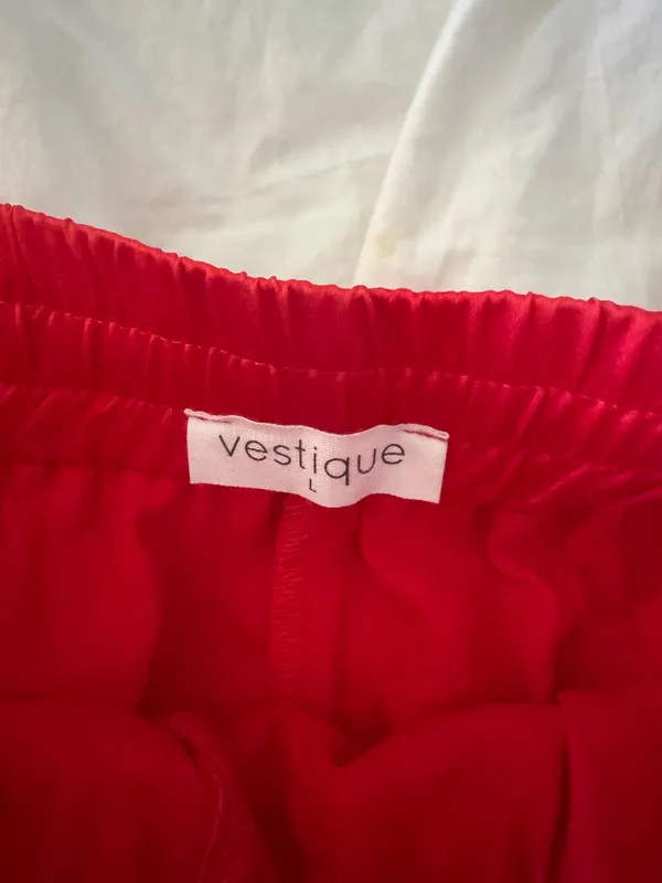 Red Vestique Skort - Image 2