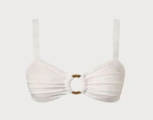 BERLOOK Ruched Floral Cutout Bikini Top ONLY 66 - Image 4