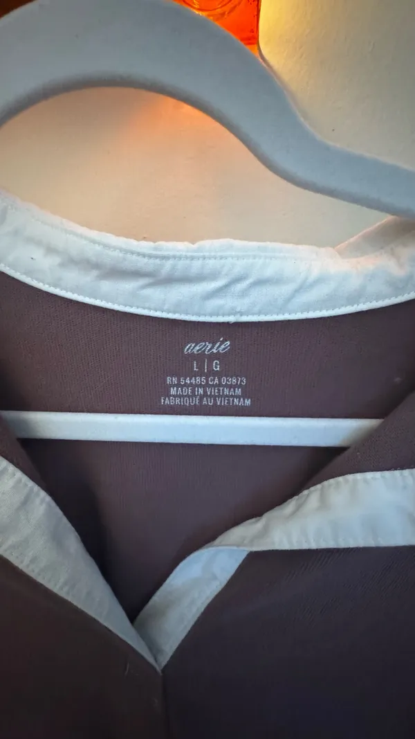 Aerie Collared Long Sleeve Shirt - Image 2