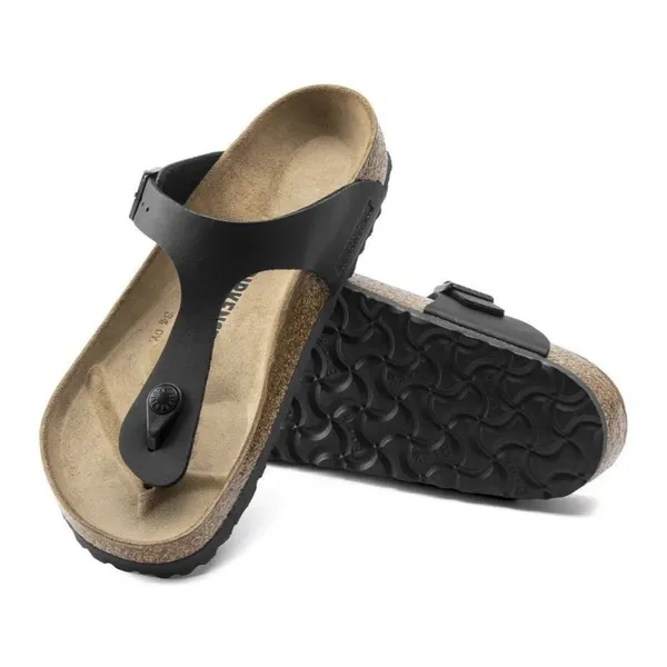 Birkenstock Gizeh Black Birko-Flor Sandals Regular Fit US W 8 M 6 EU 39 - Image 2