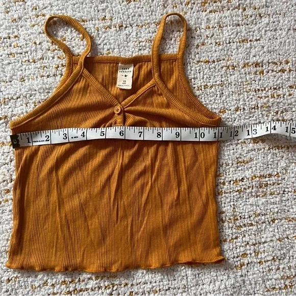 Lazy Sundays Tank Top in Mustard Yellow XS - Image 4