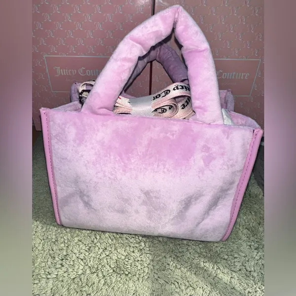 NWT Juicy Couture Extra Spender Mini Tote In Fondant Pink - Image 5