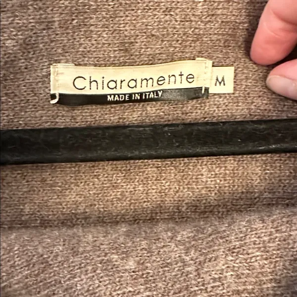 Beautiful Chiaramente Wool Blend Sweater Sz Medium Made in Italy - Image 3