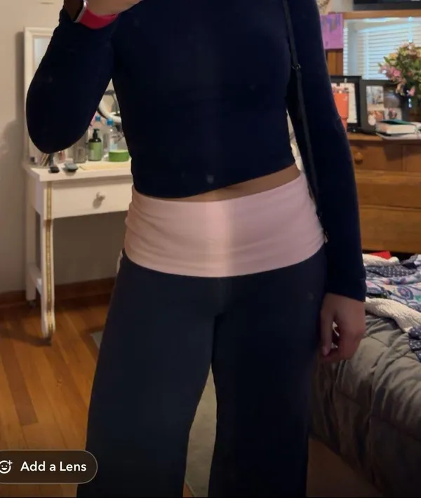 Edikted Wide-Leg Pants Foldover - Image 2
