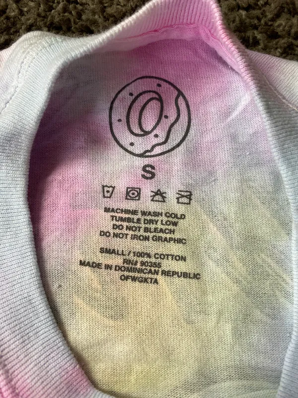 Odd Future Donut  Tie Dye Tee Small - Image 6