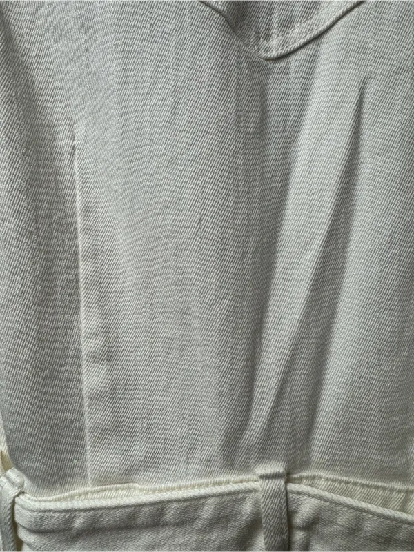 Show Me Your Mumu Jacksonville Cropped Jumpsuit Denim Pearly White Medium - Image 11