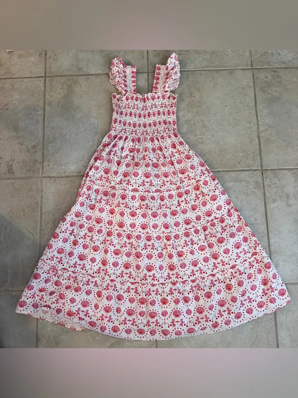 Hill House Home Ellie Nap Dress in Mermaid Seashell Mermaid Size XS - Image 2