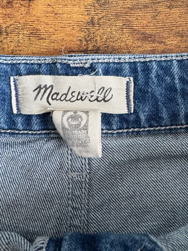 Madewell High-Rise Sailor Shorts Curvy Denim - Image 6