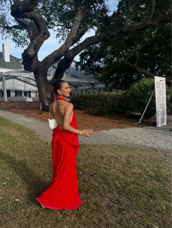 ASOS Red Dress Maxi - Image 2