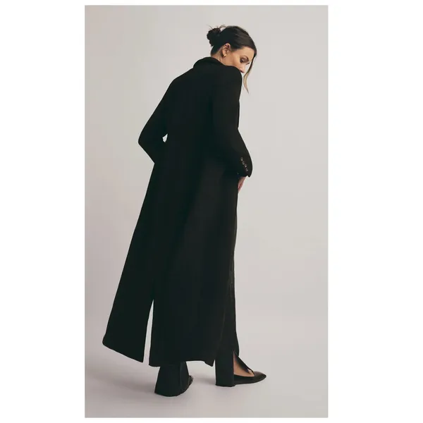 Favorite Daughter The Simon Double Breasted Longline Coat Size Small - Image 4