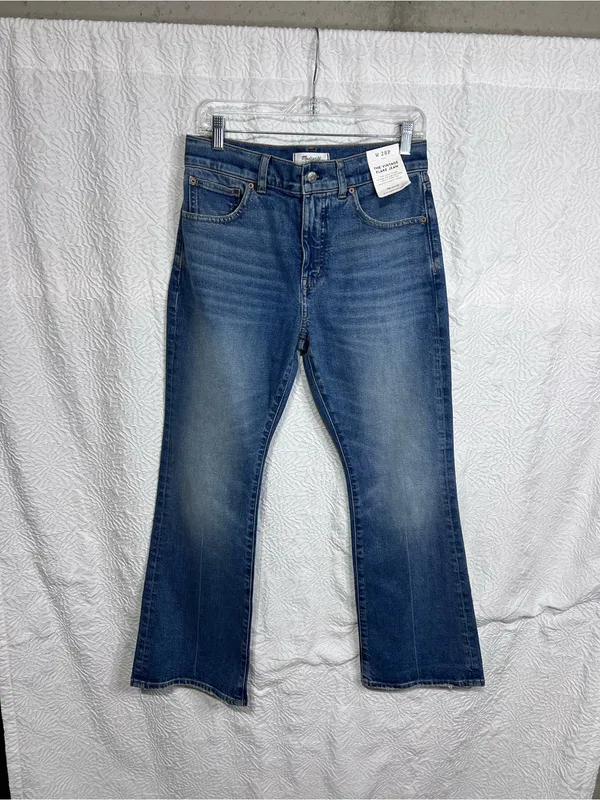 NWT Madewell The Vintage Flare Jeans Women’s 28P Petite High Rise Medium Wash - Image 2