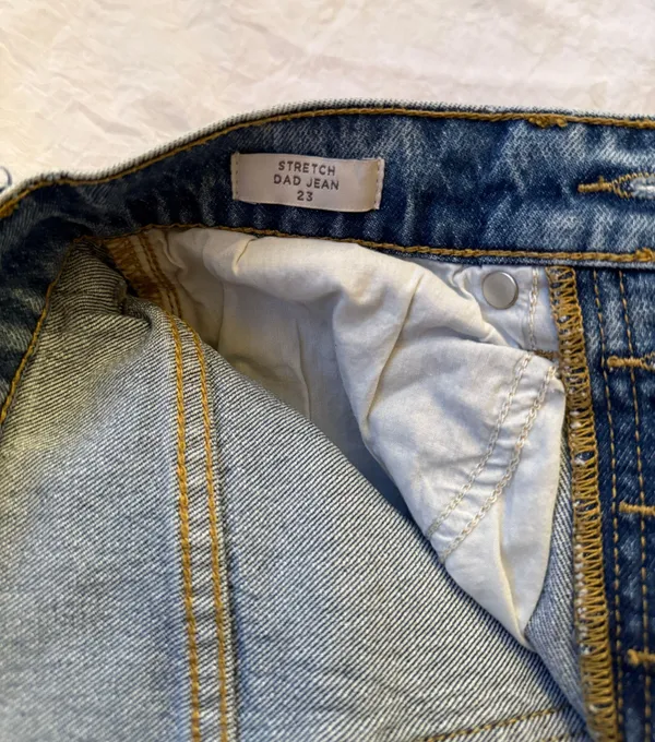 PacSun dark wash dad jeans - Image 2