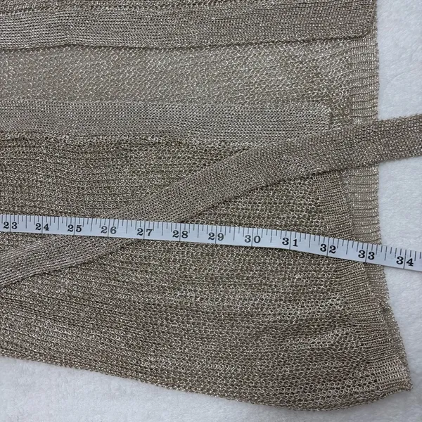 LIONESS‎ Take Me To Rio Mini Wrap Sheer Dress GOLD Size XXS NEW - Image 12