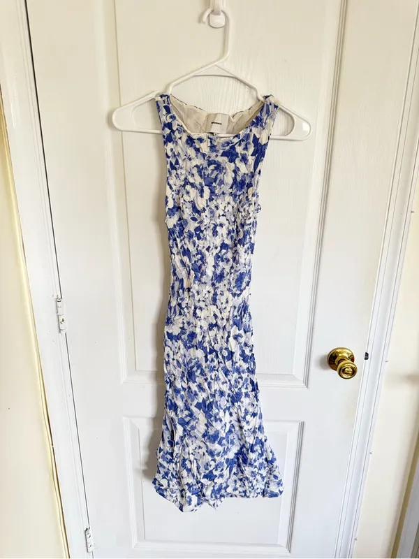 Reformation Topanga Midi Dress in Larkspur Blue - Image 4