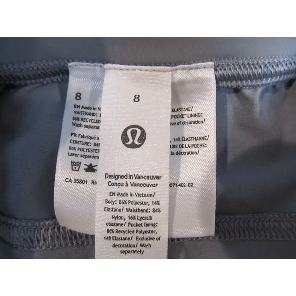 Lululemon Adapted State High‑Rise Jogger Rhino Grey Light Vapor Size 8 Pre‑Owned - Image 6