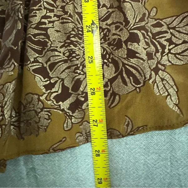 Anthropologie Moulinette Soeurs Tiered Babydoll Strapless 100% Silk Dress Size M - Image 9