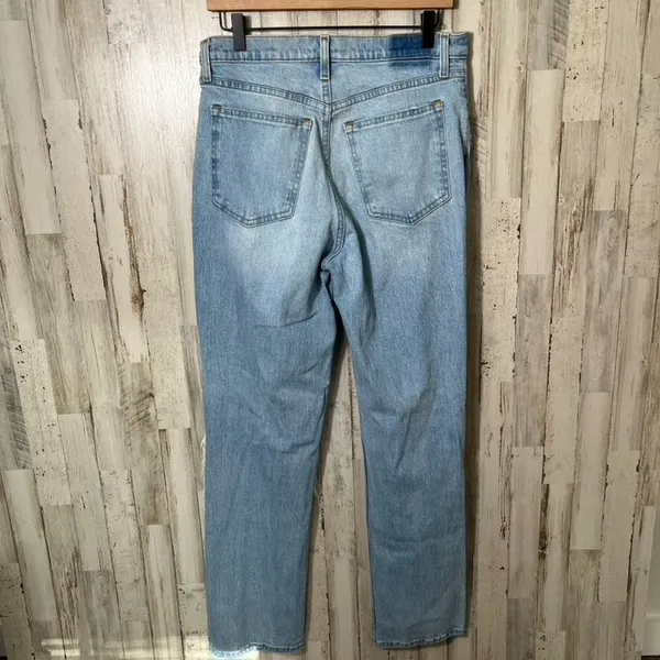 Abercrombie & Fitch 90's Straight Ultra High Rise Jeans Womens 30/10R Distressed - Image 5