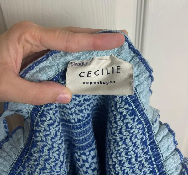 Cecilie Dress Blue Size M - Image 11