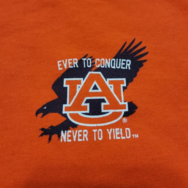 Auburn University Shirt Size Large L All All Orange Graphic Print T-Shirt Unisex T-Shirt - Image 4