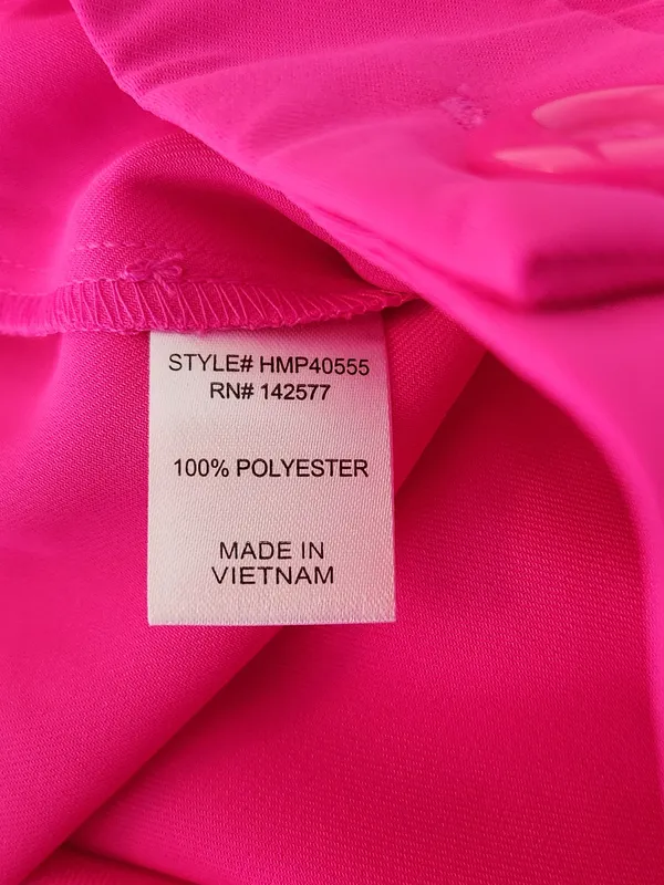 Haute Monde Neon Pink Wide Leg Trouser Pants Size Medium NWT - Image 11