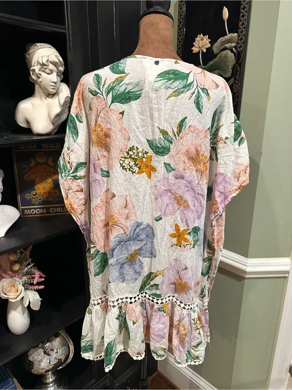Z&L Cotton Boho Swim Cover‑Up – Size Large - Image 9