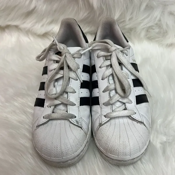 ADIDAS superstar tennis shoes Size 7.5 B-23‎ - Image 2