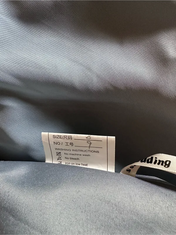 HY Chiffon Two-Piece Midi Dress Blue Size 8 NWOT - Image 9