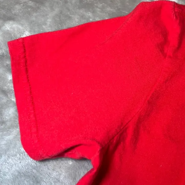 Elf‎ The Movie OMG Santa I Know Him T Shirt Womens Small Red Christmas Party - Image 9