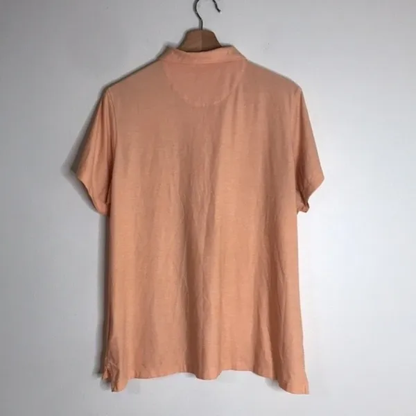 Peter Millar‎ Women's Masters Golf Polo Short Sleeve Sun Protection Peach XL - Image 8