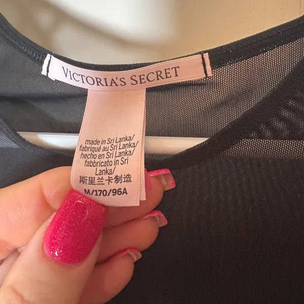 Victoria’s Secret Like New Mesh Ruched Top, Sold Out, Size Medium. - Image 3