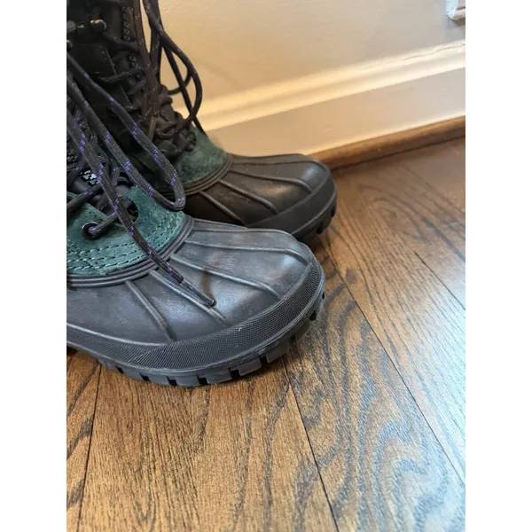 Hunter Skylar Waterproof Boot Green/black Women's Sz 7 $225 - Image 8