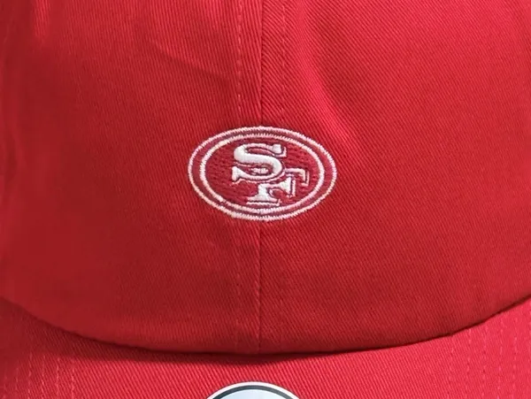 47 BRAND San Francisco 49ers Foundational '47 Clean Up Strapback Hat - Image 4