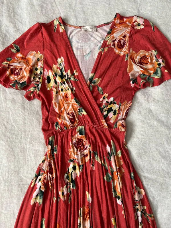 Altar'd State Midi Floral Dress - Image 3