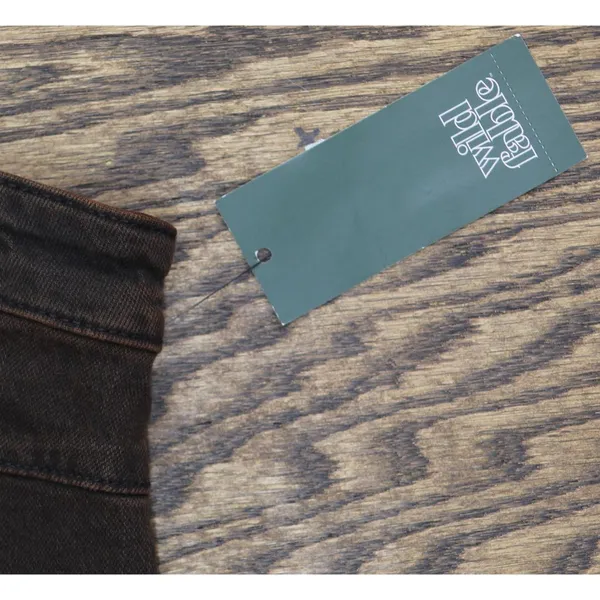 NWT Wild Fable Womens Reworked Cropped Denim Tank Top 90632768 Brown XL - Image 6