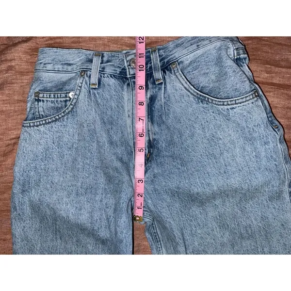 AGOLDE High Rise Straight Leg Jeans Size 24 - Image 6