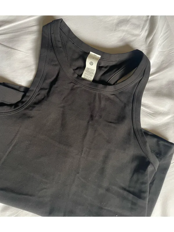 lululemon athletica Black Athletic Scoop Tank - Image 4