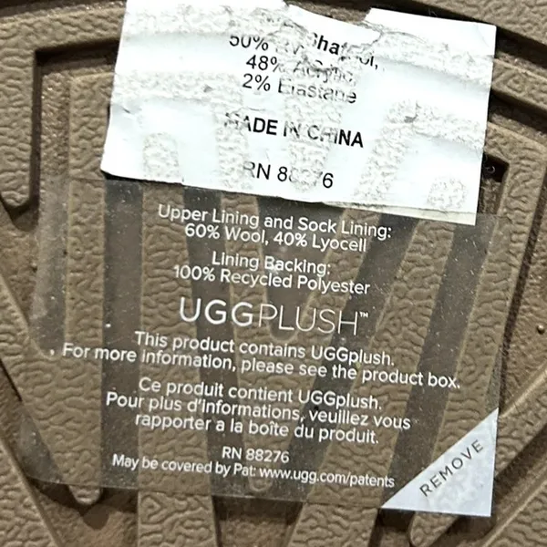 UGG Classic Sweater Letter Platform Chestnut Boot Size 8 - Image 4