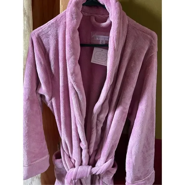 NWT Carole Hockman size M double sided robe in rose color. - Image 5
