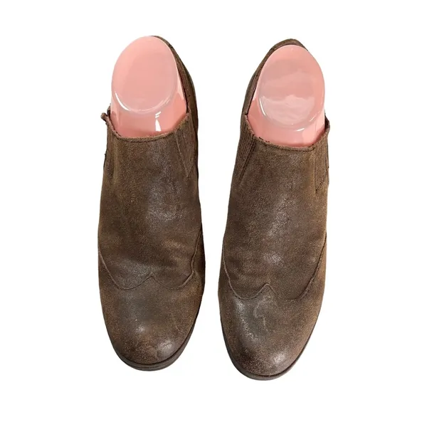 Korks by Kork Ease Brown Leather Suede Booties Women’s Size 9 - Image 8