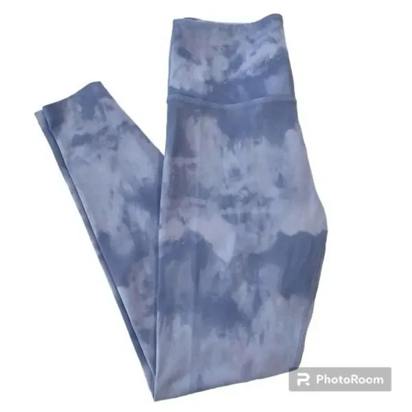 ✨Beyond Yoga Olympus High Waisted Midi Tie Dye Blue Sz M Leggings✨ - Image 7