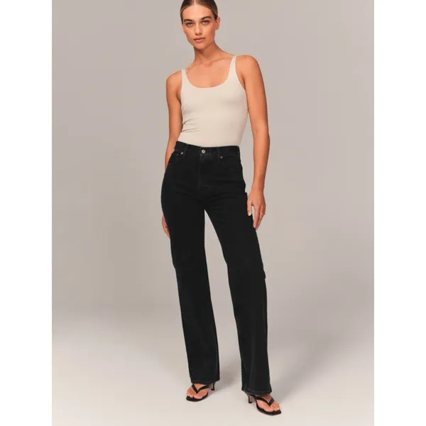 Abercrombie & Fitch Black Curve Love 90’s Relaxed Jeans - Image 2