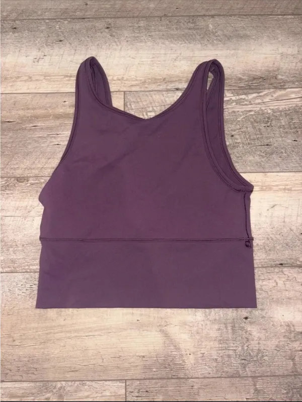 NWOT Lululemon Power Pivot Tank *Everlux in Grape Thistle Size 8 - Image 6