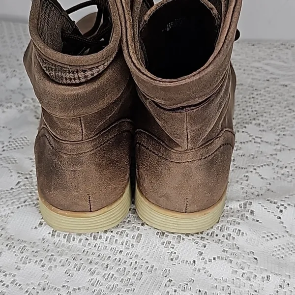 Cliffs BTW White Mountain Derby brown lace up high top ankle boots sz 8.5 - Image 6
