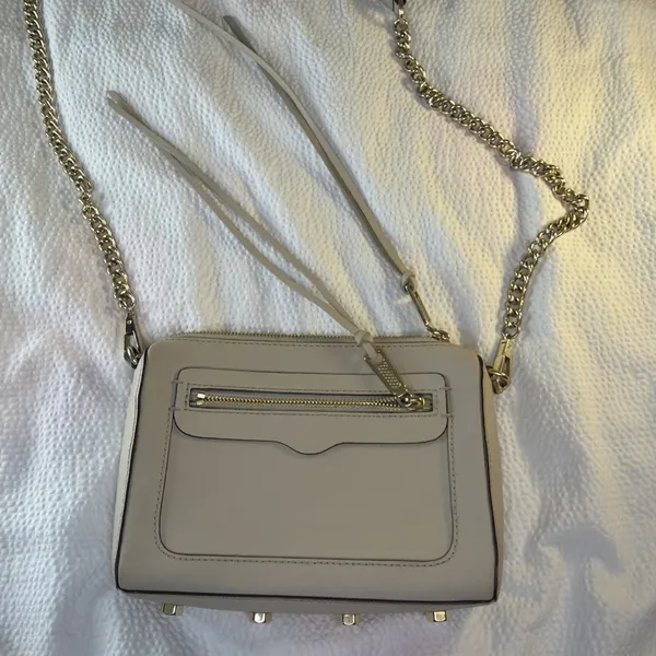 Rebecca Minkoff Avery Crossbody Bag Taupe - Image 4