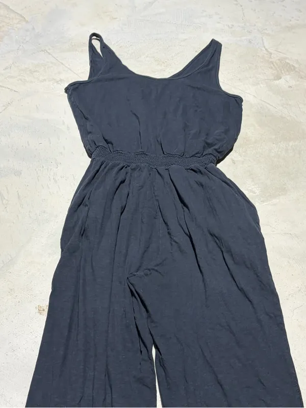 Aerie charcoal gray Sleeveless Jumpsuit with Elastic Waist medium - Image 10